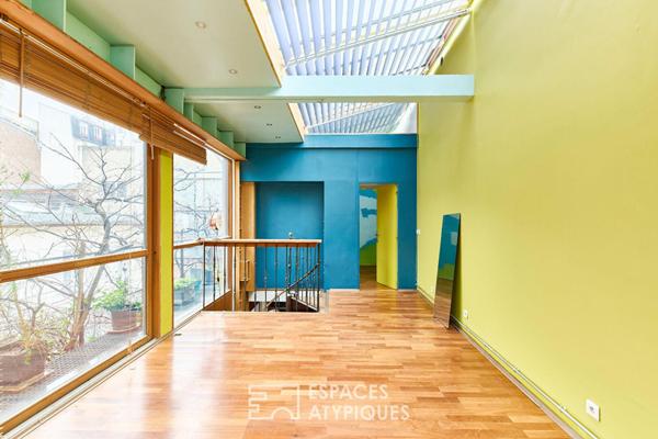 Maison de ville à l’abri des regards