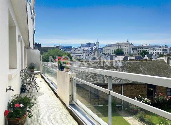 Appartement à vendre à Vannes 2 pièces Centre Ville Grand Balcon