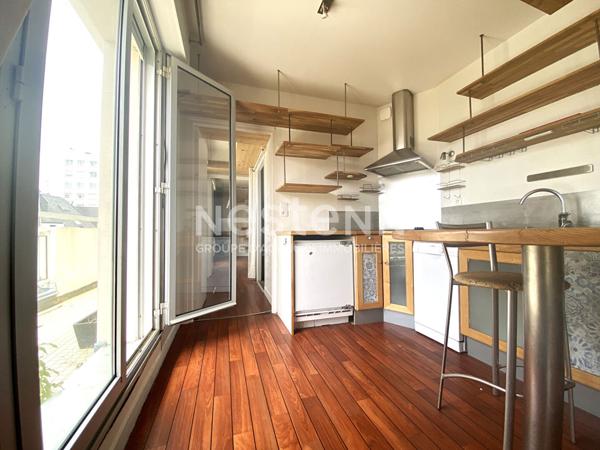 Appartement à vendre à Vannes 2 pièces Centre Ville Grand Balcon