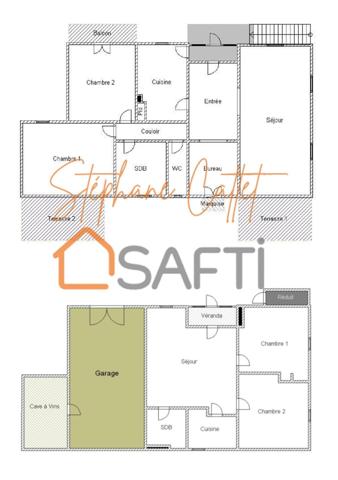 Maison à rénover 6P 135 m² sur 700 m² de terrain