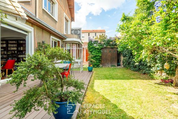 Maison d’architecte à l’esprit loft avec jardin