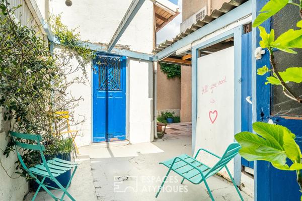 Maison d’architecte à l’esprit loft avec jardin