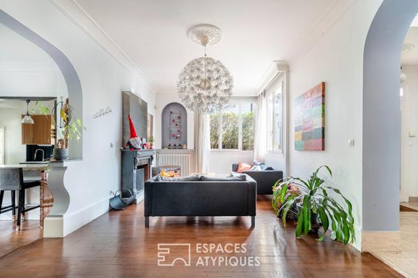 Maison d’architecte à l’esprit loft avec jardin