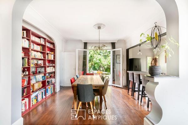 Maison d’architecte à l’esprit loft avec jardin