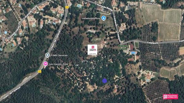 EXCLUSIVITE A vendre terrain de 5514 m2 dans le Var
