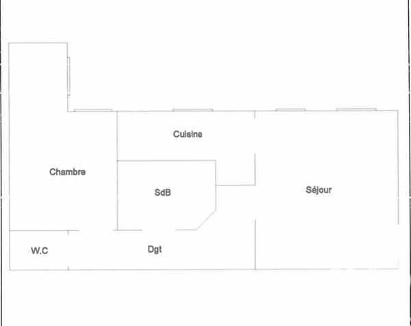 Appartement à vendre 2 pièces 44 m² Saint-Denis