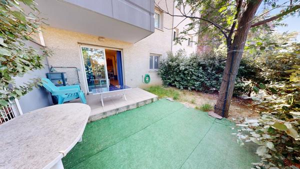 T2 sur Narbonne, vendu loué avec parking, terrasse et jardin