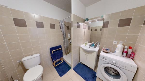 T2 sur Narbonne, vendu loué avec parking, terrasse et jardin