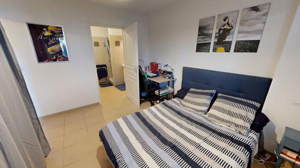 T2 sur Narbonne, vendu loué avec parking, terrasse et jardin