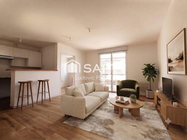 Lespinasse 31150 – Appartement T3 rénové avec parking, au cœur des commerces