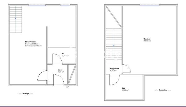 Appartement 2 pièces - 37 m²