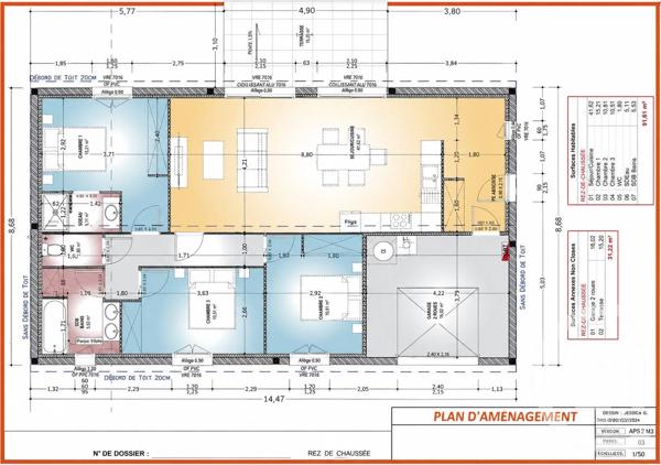 Maison à vendre  4 pièces - 91,50 m 2   TERSSAC  - 81