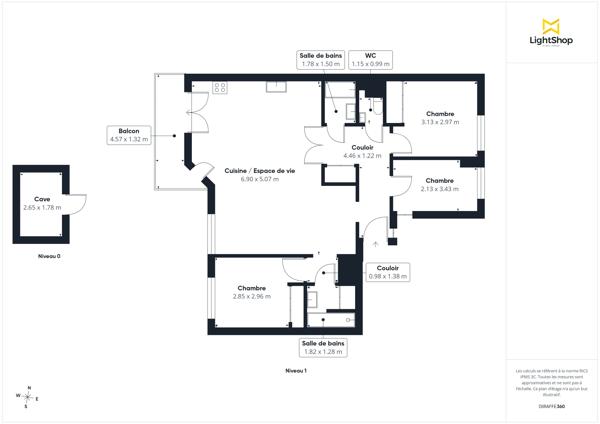 Coup de coeur - 4 pièces 84m2 carrez + terrasse de 6,5m2 - dernier étage avec ascenseur - rue de Bretagne Asnière-sur-Seine