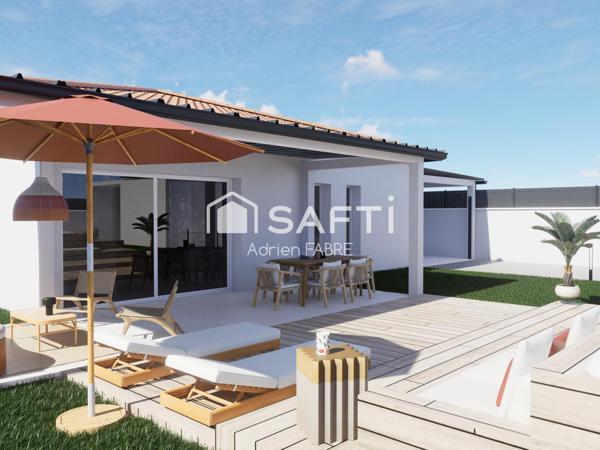 Maison de 91m² en VEFA  clé en main sous décennale  avec frais de notaire réduits à seulement 30 minutes de Toulouse.