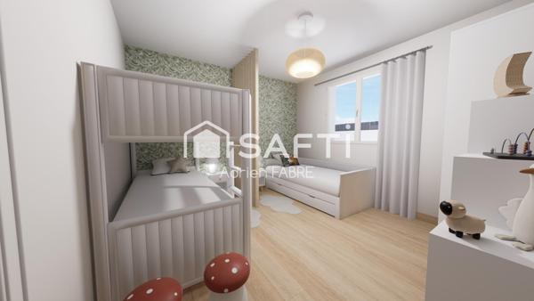 Maison de 91m² en VEFA  clé en main sous décennale  avec frais de notaire réduits à seulement 30 minutes de Toulouse.