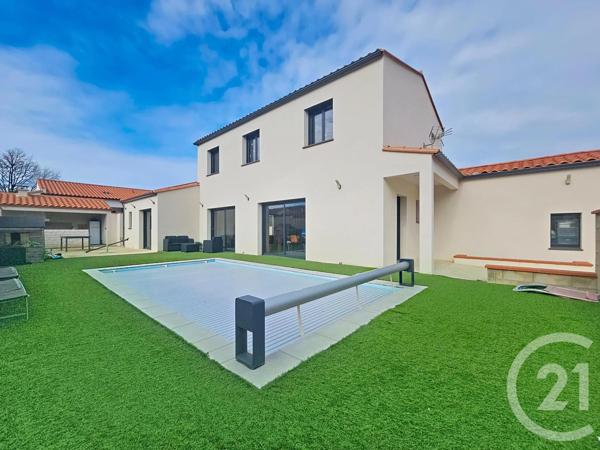 Maison à vendre  6 pièces - 135 m 2   LATOUR BAS ELNE  - 66
