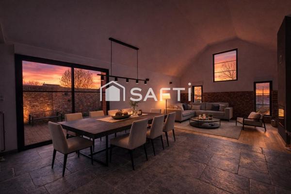 commune de Carvin , ancienne longére entièrement réhabilitée  surface utile d’environ 180 mètres carrés , sur parcelle d’environ 540 mètres carrés