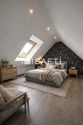 commune de Carvin , ancienne longére entièrement réhabilitée  surface utile d’environ 180 mètres carrés , sur parcelle d’environ 540 mètres carrés