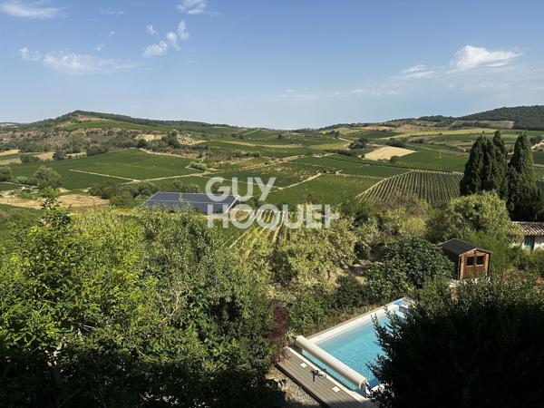 Propriété vigneronne 405 m² – Gîte, 4 chambres d’hôtes, piscine, vue vignes