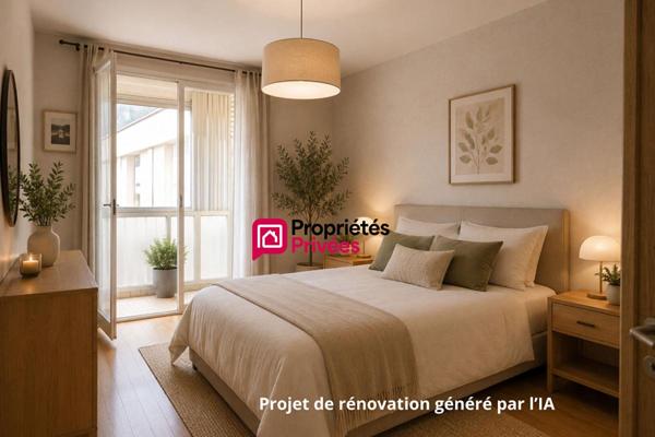 T3 de 63m² avec parking et cave à vendre  quartier Poncillon Marcombes Clermont Ferrand 63000