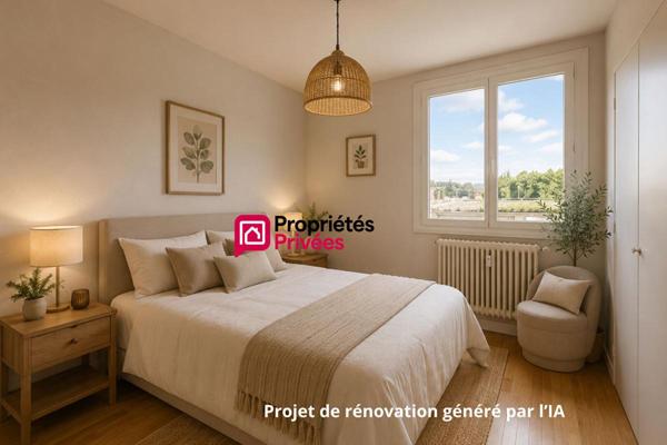 T3 de 63m² avec parking et cave à vendre  quartier Poncillon Marcombes Clermont Ferrand 63000