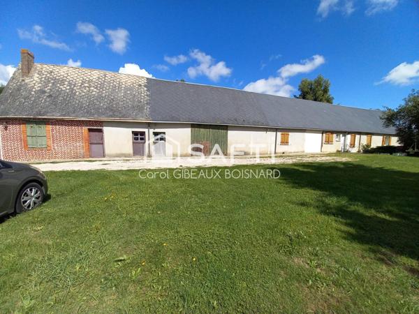 Longère au calme avec gros potentiel, dépendances accolées et grand terrain