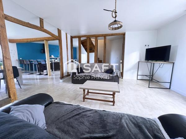 Maison familiale avec jardin et potentiel