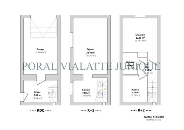 Maison de village avec garage
