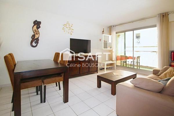 Bel appartement P2 de 51 m2 avec balcon et garage