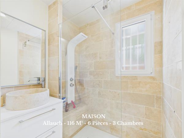 Allauch (13190) À vendre – Maison familiale de 116 m² avec piscine, panneaux solaires, parking 3 véhicules – Allauch (13190)