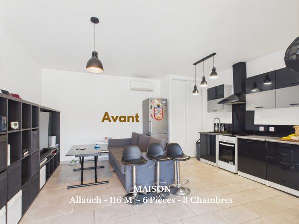 Allauch (13190) À vendre – Maison familiale de 116 m² avec piscine, panneaux solaires, parking 3 véhicules – Allauch (13190)