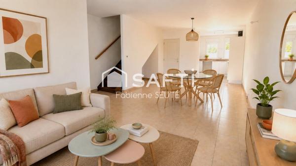 villa 4 pièces 83 m2, 3 chambres, parking