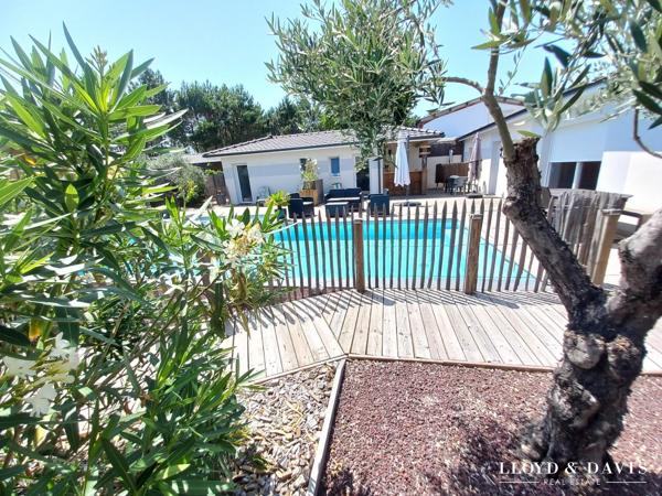 Lacanau - Maison contemporaine avec piscine et dépendance