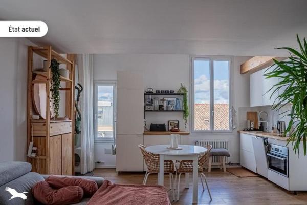 Appartement à vendre |  Bordeaux |  2 pièces | 46 m²