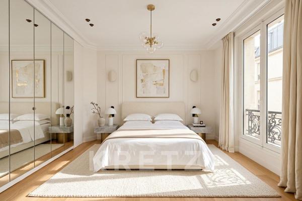 Appartement entièrement rénové Etoile.