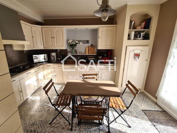 Maison quatre chambres 129m² + sous-sol 60m²