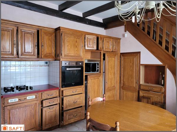 maison 3 chambres avec garage, cour et terrasse