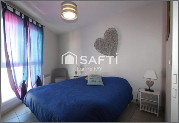 Appartement 3 pièces dont 2 chambres  - Terrasse de 10M2 avec vue sur les Albères -66140 Canet Plage