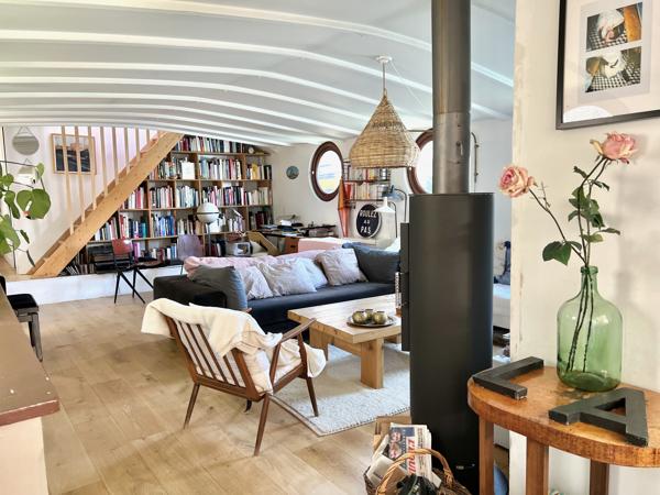 PARIS 12 — PENICHE LOFT D'EXCEPTION (4/5 chambres) - 400 M GARE DE LYON