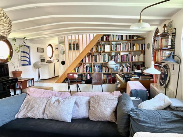 PARIS 12 — PENICHE LOFT D'EXCEPTION (4/5 chambres) - 400 M GARE DE LYON