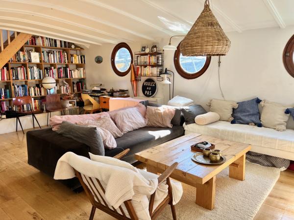 PARIS 12 — PENICHE LOFT D'EXCEPTION (4/5 chambres) - 400 M GARE DE LYON