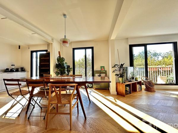 Appartement élégant 96 m2, jardin 400 m²