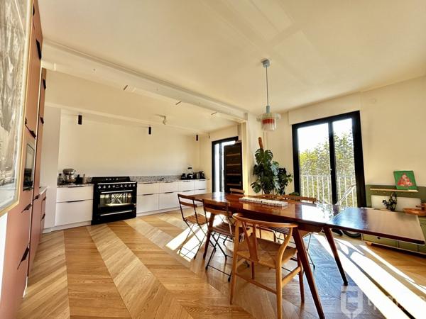 Appartement élégant 96 m2, jardin 400 m²