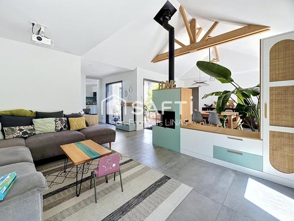 Maison d'architecte de plain-pied à 3mn du centre ville et 15mn de Vannes