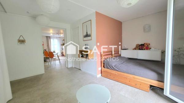 Charmant Studio avec espace chambre et jardin de 64m²