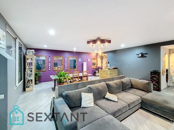 Maison entiérement rénovée plain pied de 180 m2 centre Caudebec