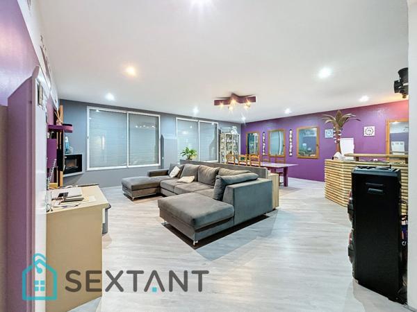 Maison entiérement rénovée plain pied de 180 m2 centre Caudebec