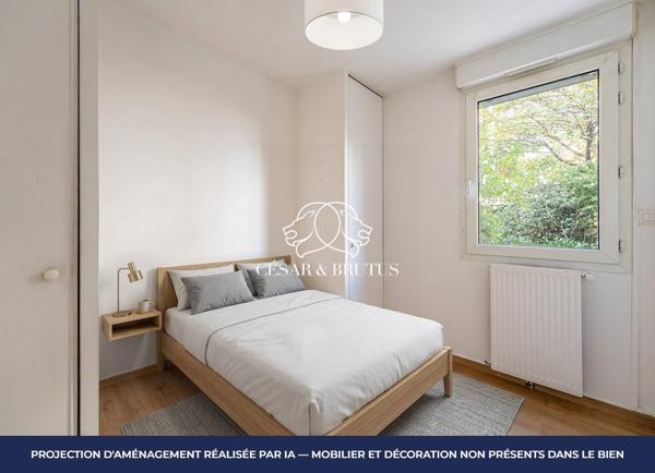 T2 – rez-de-jardin, coproprité sécurisée -LYON 3 Montchat