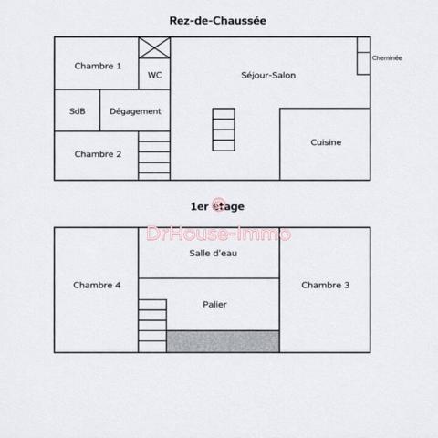 Maison à vendre 5 pièces de 100 m²
