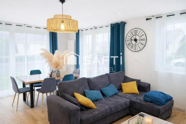 Maison de plain-pied rénovée sur Colombiers du Plessis – 103 m² – Jardin 583 m² – Aucun travaux à prévoir